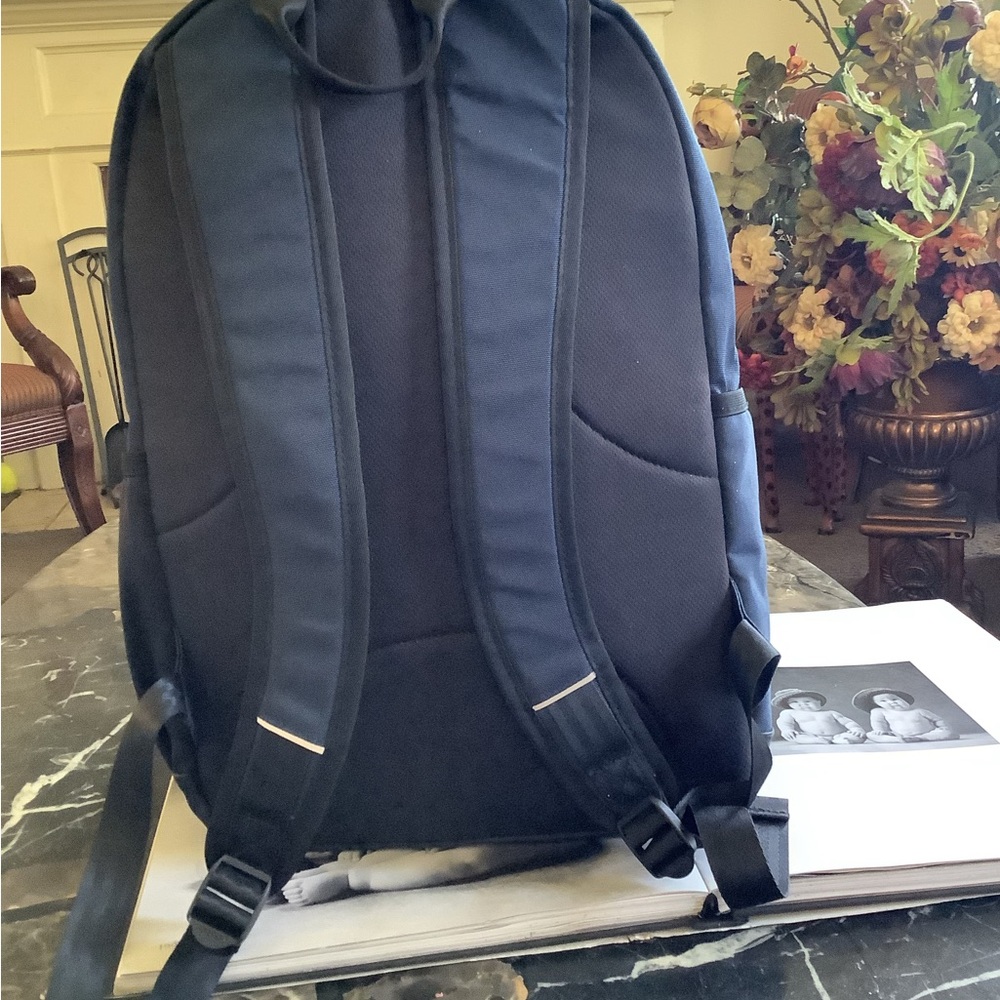 Superdry sport style Montana navy blue logo backpack 16x18 - Picture 6 of 10